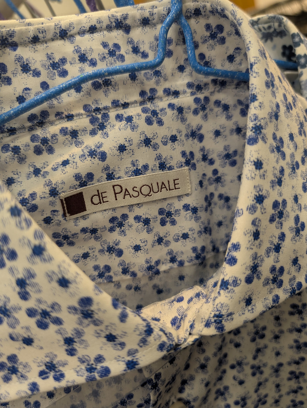Camicia Uomo De Pasquale Taglia 38 Fantasia