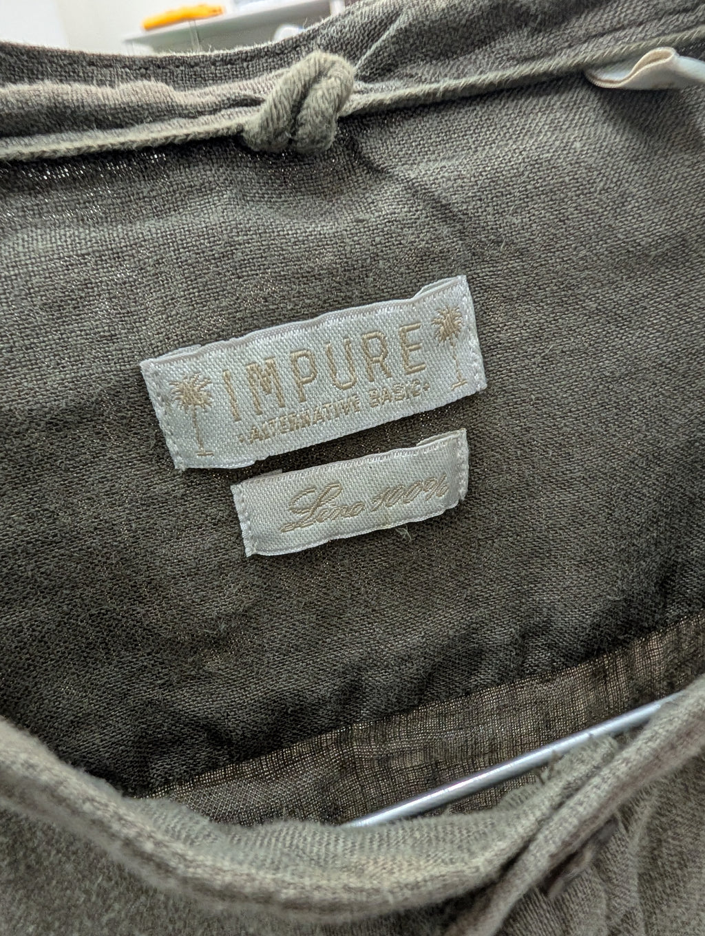 Camicia Uomo IMPURE in 100% Lino taglia S