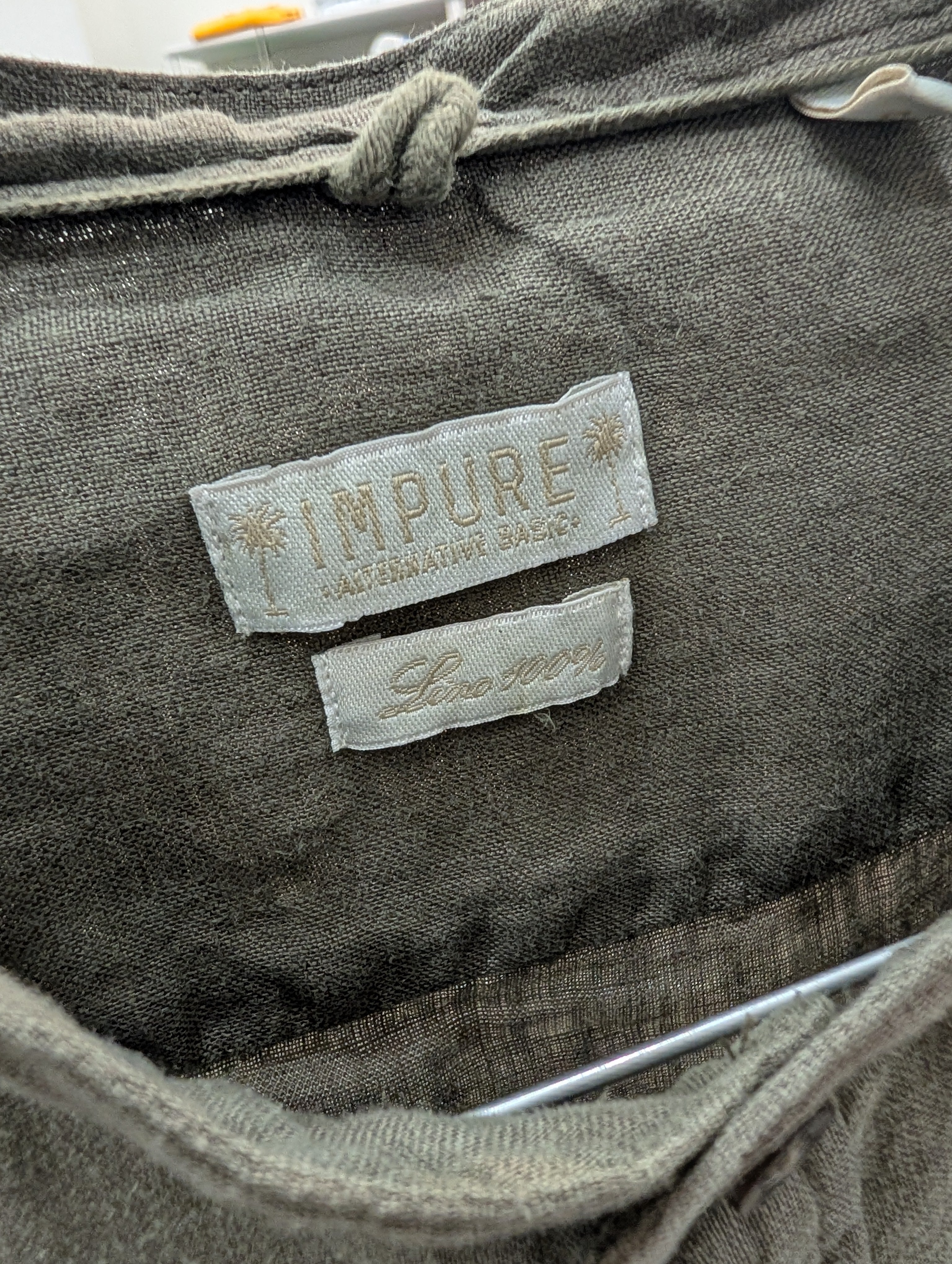 Camicia Uomo IMPURE in 100% Lino taglia S