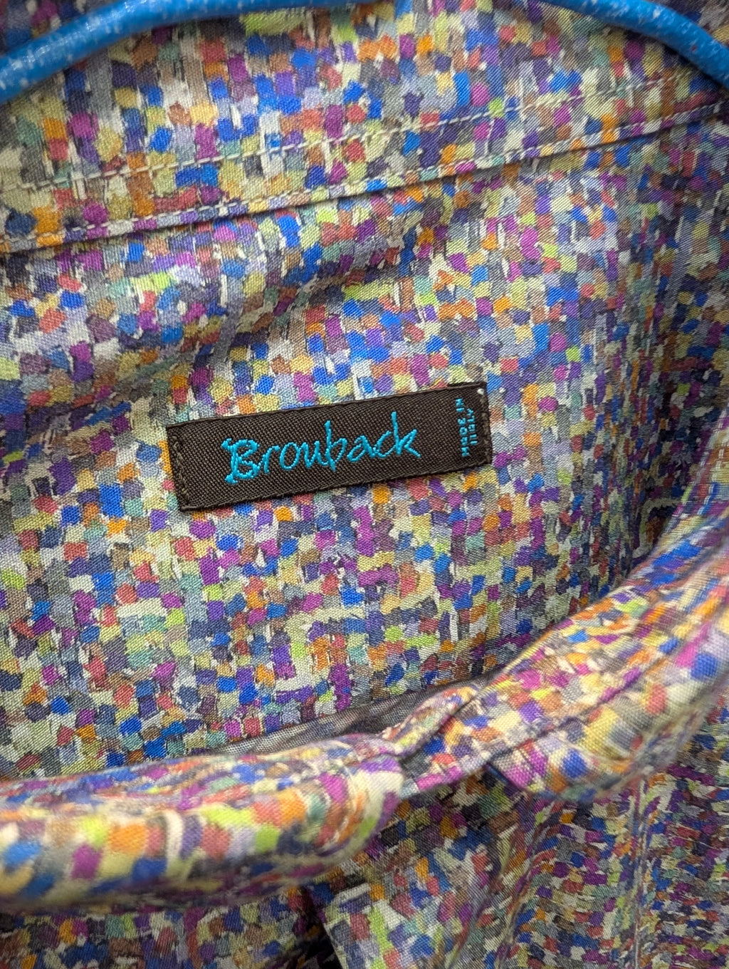 Camicia Uomo Brouback Taglia S Fantasia