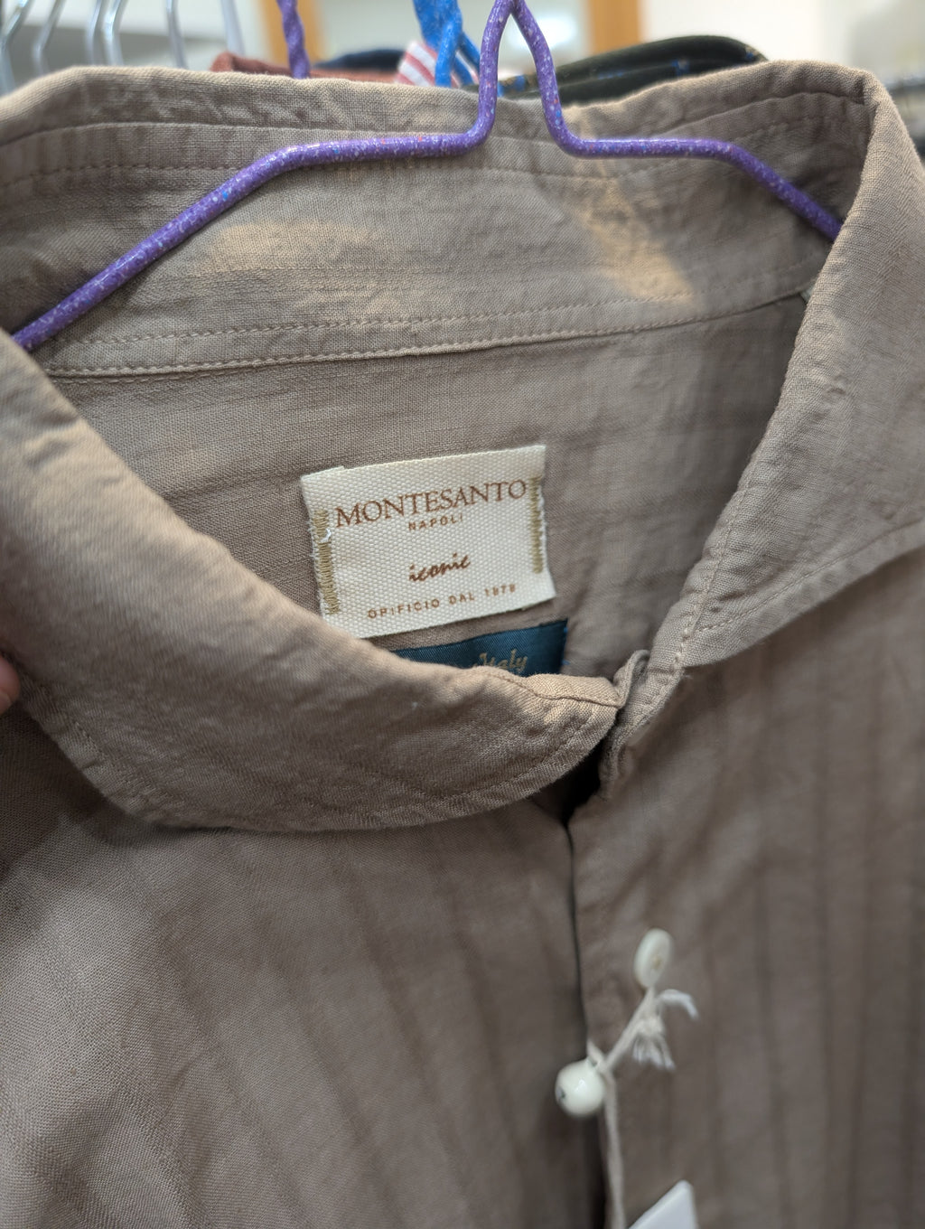 Camicia Uomo in Cotone Montesanto taglia 43