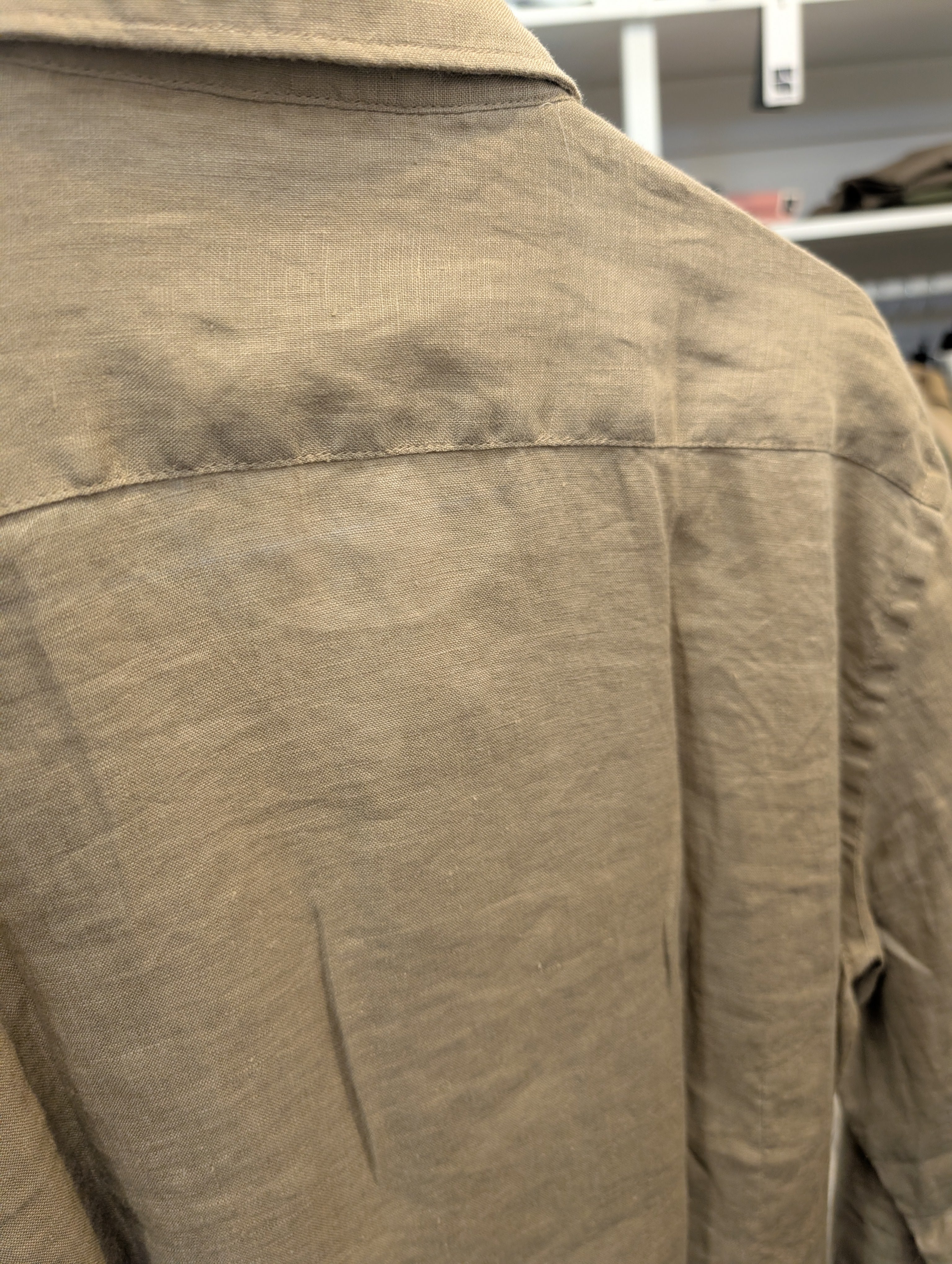 Camicia Uomo Outfit Corda in Lino taglia XL
