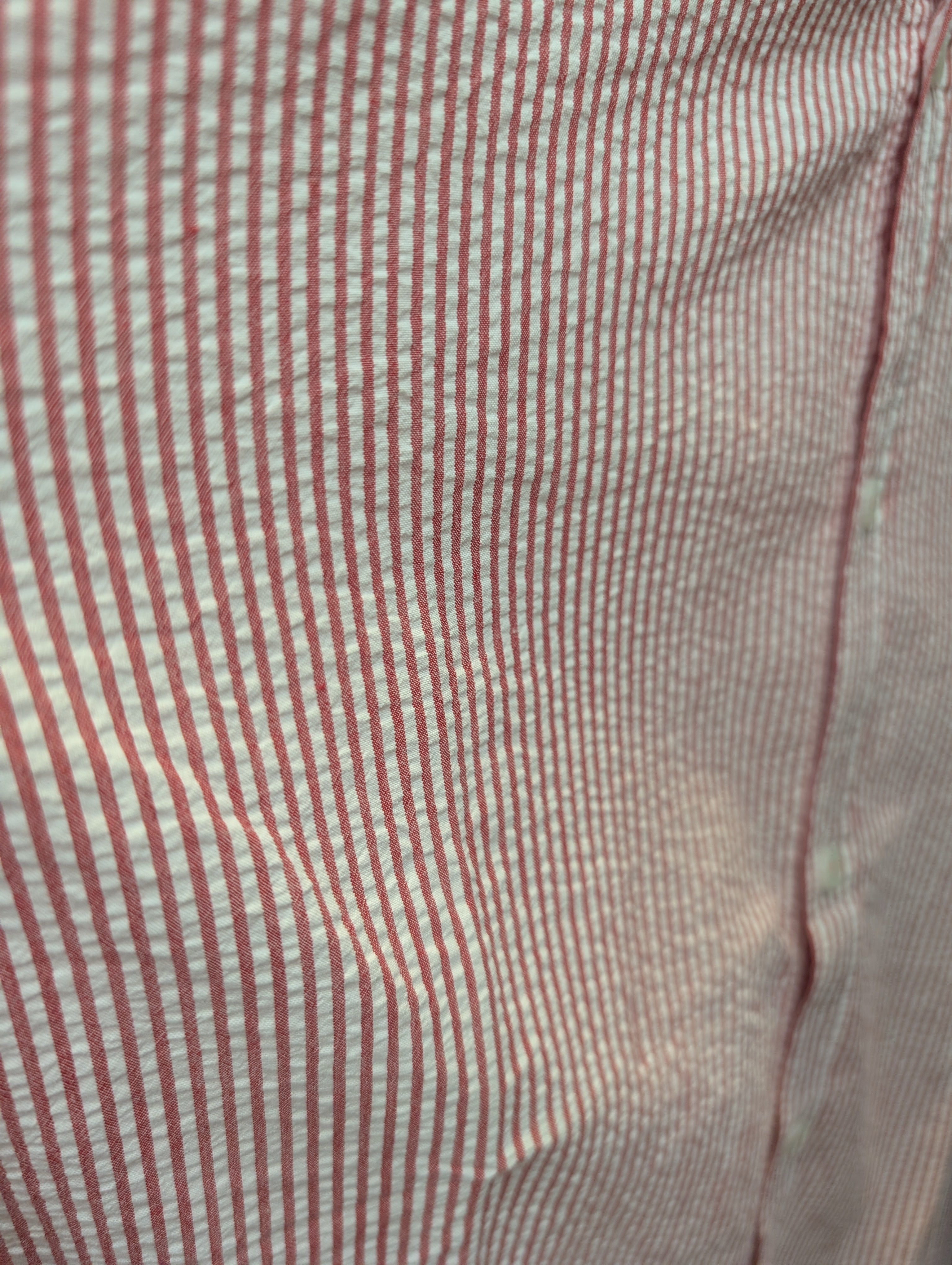 Camicia Uomo IMPURE a Righe Rosso in Cotone Taglia M