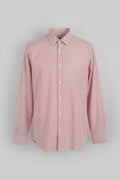 Camicia Uomo IMPURE a Righe Rosso in Cotone Taglia M