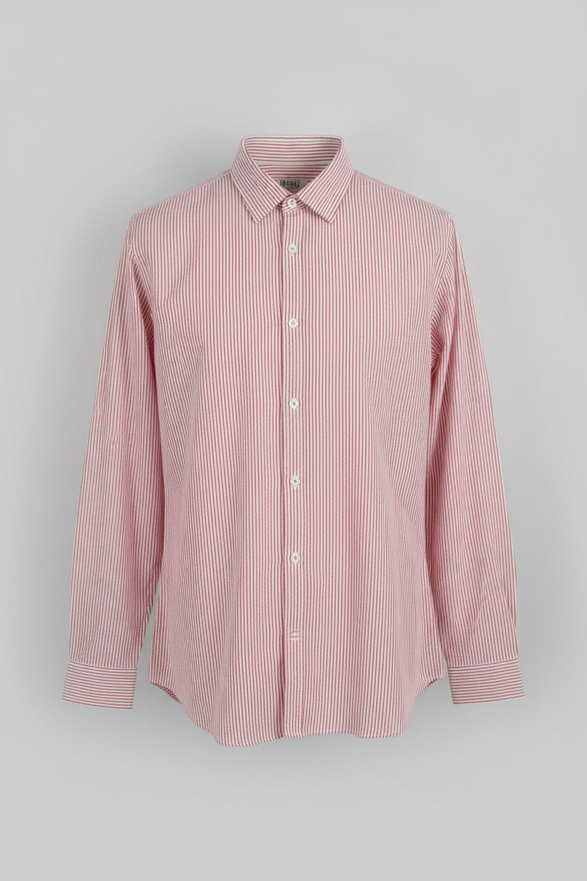 Camicia Uomo IMPURE a Righe Rosso in Cotone Taglia M