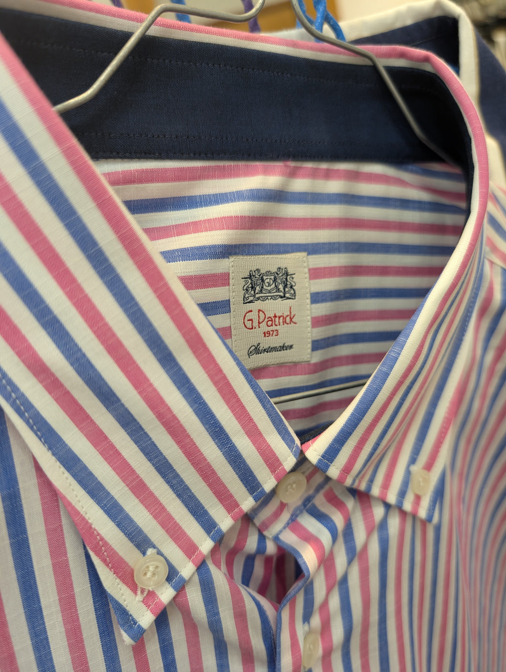 G.Patrick Camicia Uomo a Righe XXL Regular Fit