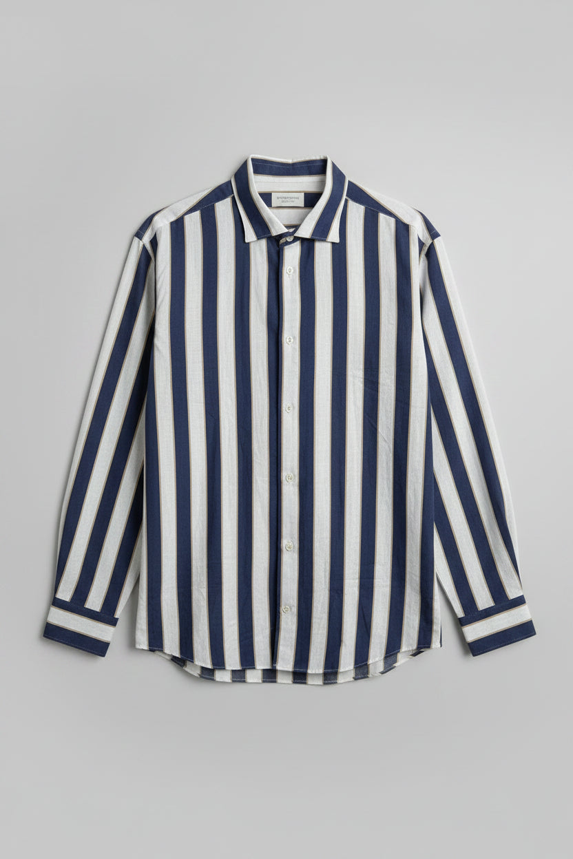 Camicia Uomo Rigone Blu Mastricamiciai Taglia 44
