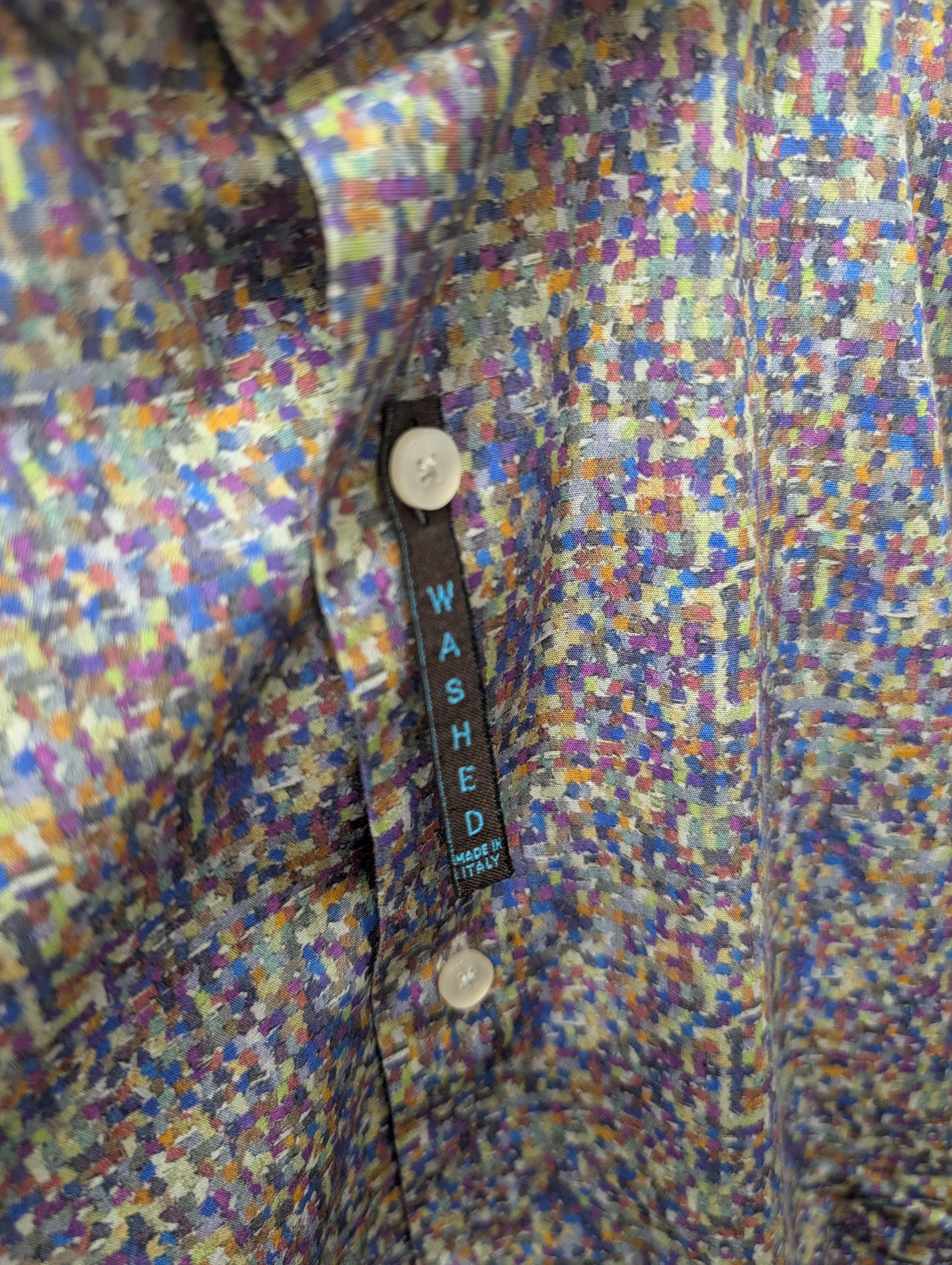 Camicia Uomo Brouback Taglia S Fantasia