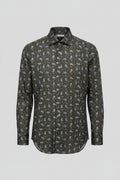Camicia Uomo De Pasquale Marrone Fantasia taglia 42