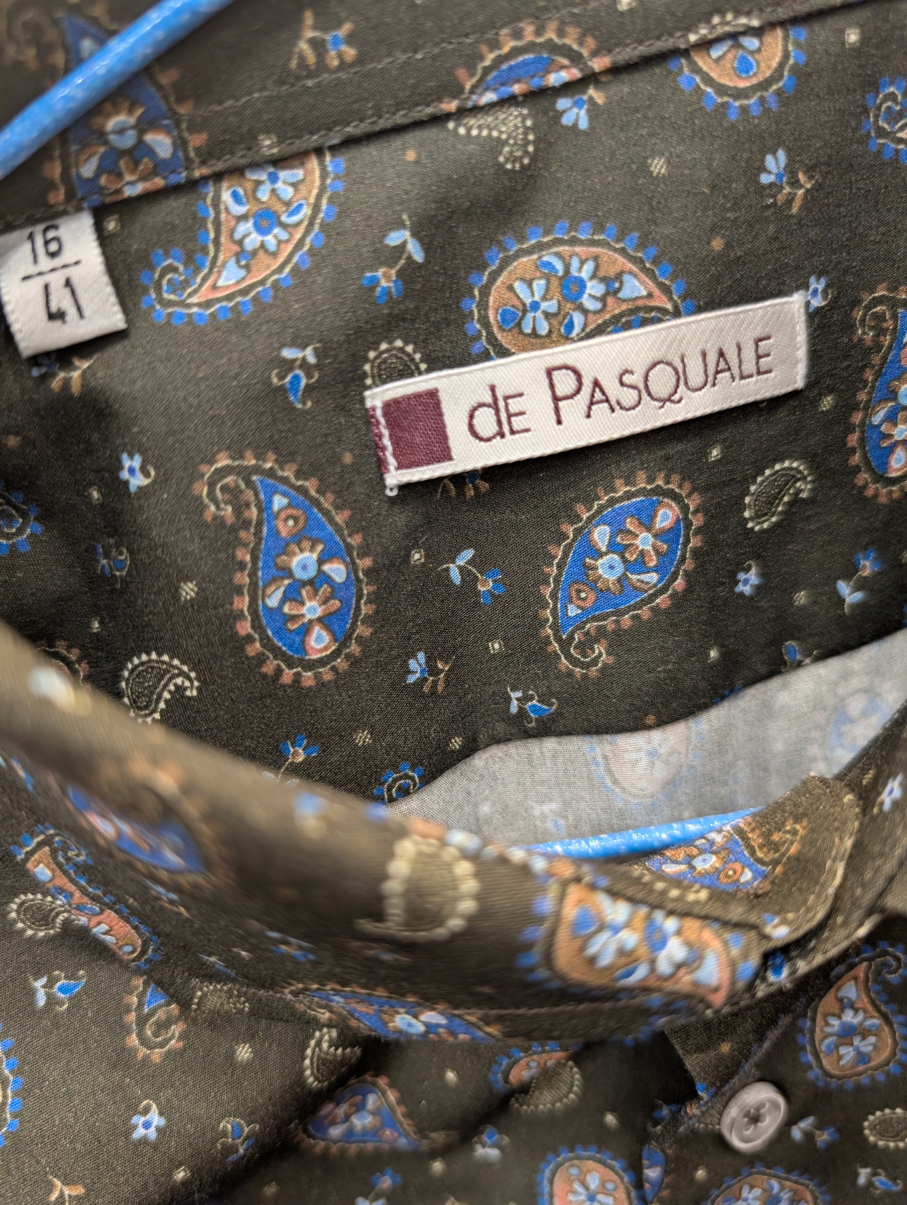 Camicia Uomo De Pasquale Marrone Fantasia taglia 42