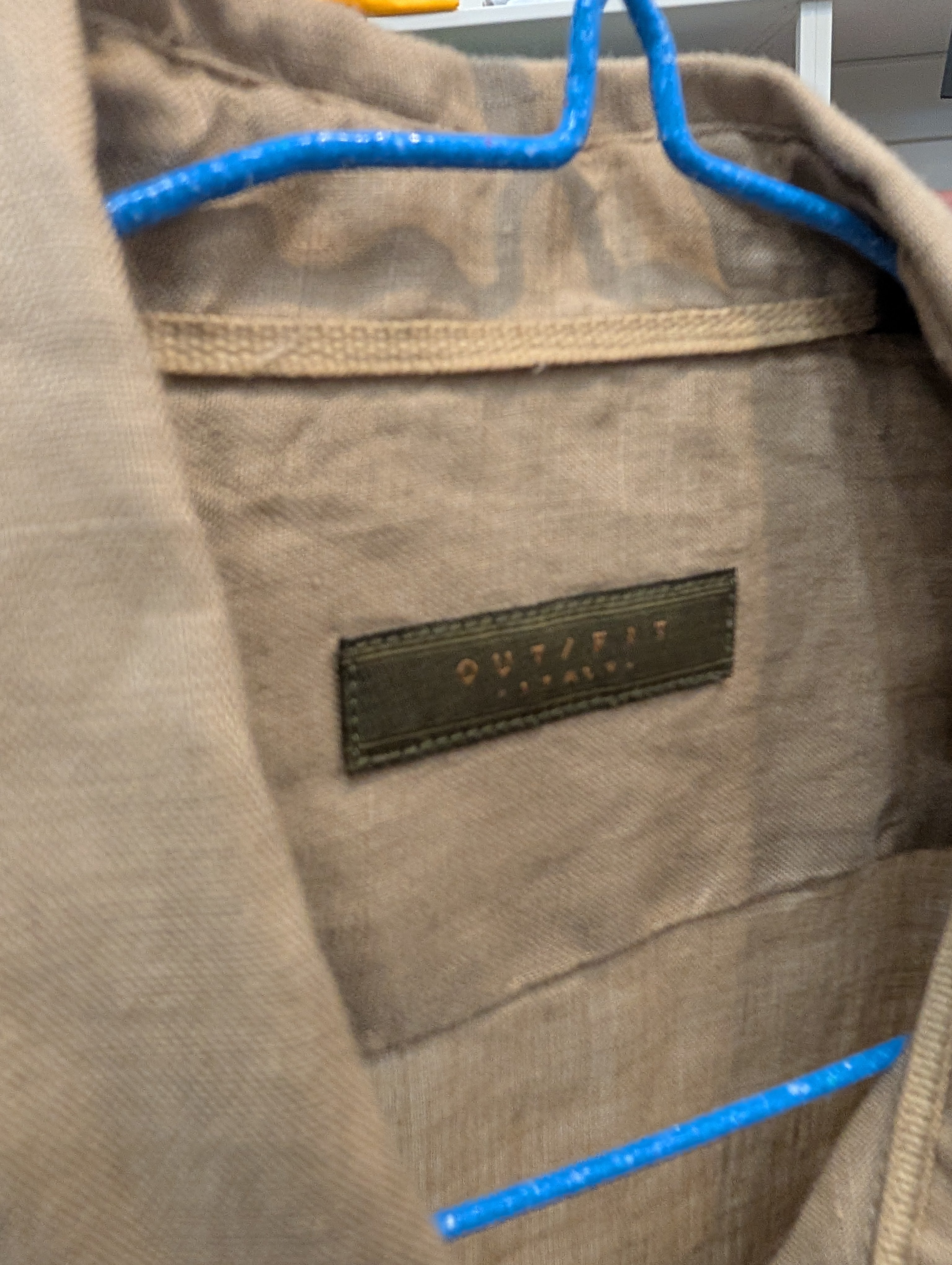 Camicia Uomo Outfit Corda in Lino taglia XL